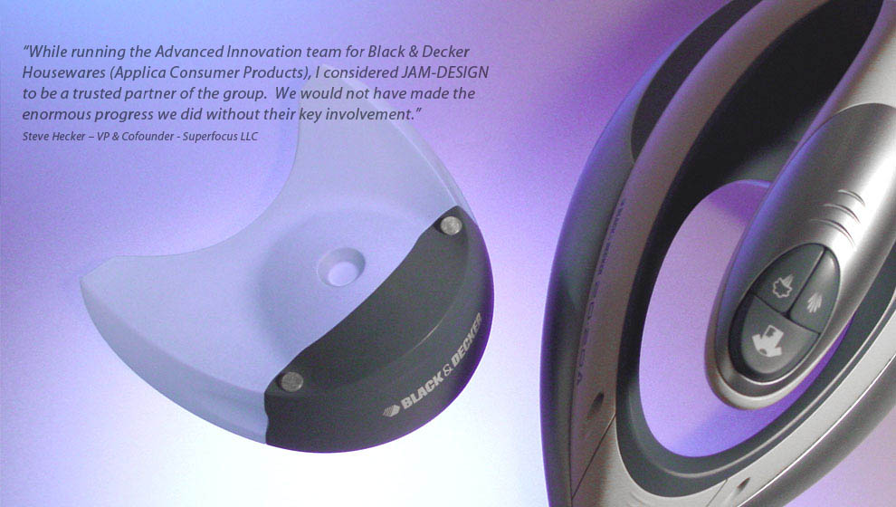New product concept Black & Decker iron