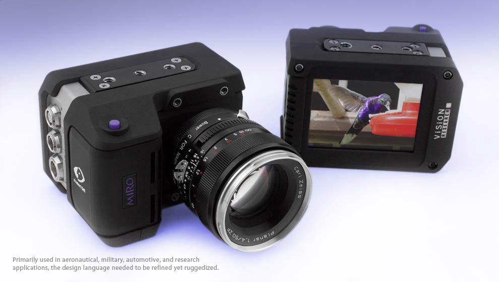 Industrial design high speed camera